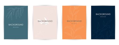 Zarif sürekli çizgi çizimi. Çok az sayıda soyut yaratıcı evrensel sanatsal şablonlar. Poster, kart, davetiye, el ilanı, kapak, afiş, pankart, broşür ve diğer grafik tasarım için iyi.