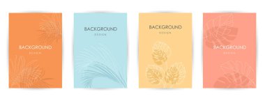 Zarif sürekli çizgi çizimi. Çok az sayıda soyut yaratıcı evrensel sanatsal şablonlar. Poster, kart, davetiye, el ilanı, kapak, afiş, pankart, broşür ve diğer grafik tasarım için iyi.