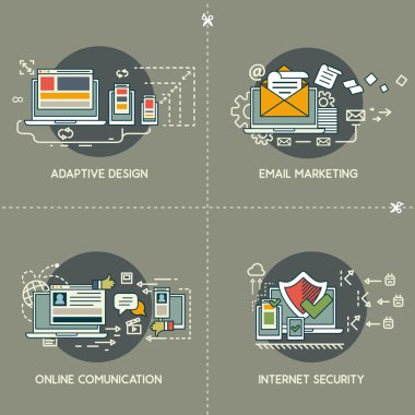 E-pazarlama, adaptif tasarım, comunication, Internet security