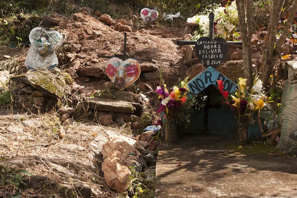 Nka Patikası Machupicchu Yolu Ormandaki Mezarlık — Stok fotoğraf