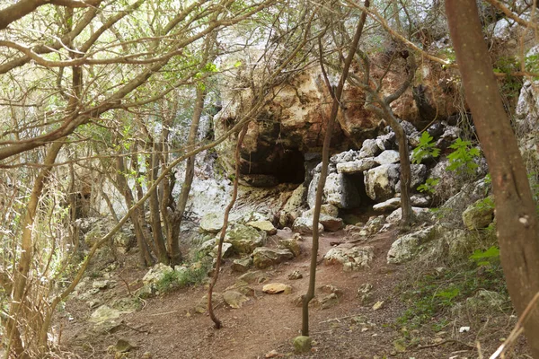 Jaren Woonden Veel Hippies Grotten Stranden Van Het Eiland Menorca — Stockfoto