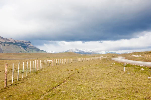 Путь Чилийской Патагонии — стоковое фото