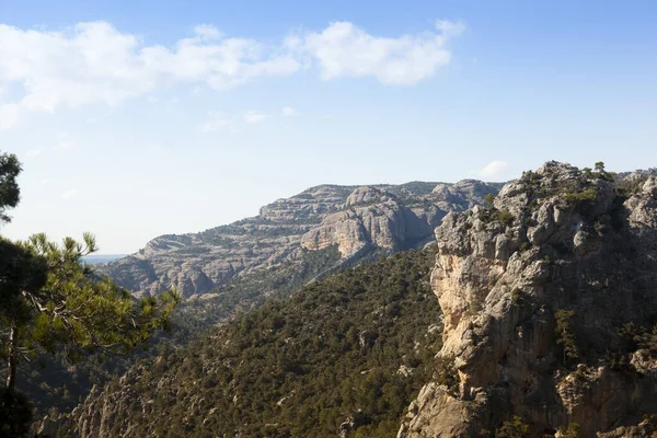 Blick Auf Den Naturpark Los Ports Provinz Teruel — Stockfoto