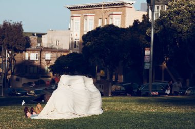 San Francisco, CA, ABD-21 Haziran 2017 San Francisco şehri ve Alamo Meydanı 'nın cazibelerinden biri 1709 yılında Broderick caddesinde bulunan Viktorya Dönemi' ne ait evler serisidir. Ortaya çıktıklarında çok ünlüdürler.