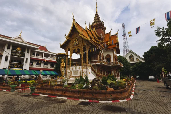 Chiang Mai Tajlandia Lipca 2009 Mała Świątynia Mieście Chiang Mai — Zdjęcie stockowe