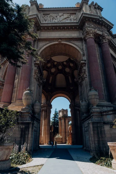 San Franciso Usa Červen 2017 Mnoho Turistů Navštěvuje Fotí Paláci — Stock fotografie