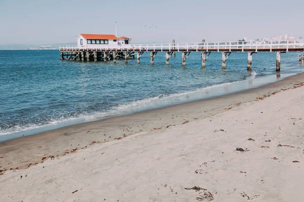 Muelle Bahía Francisco Cerca Del Puente Golden Gate — Foto de Stock