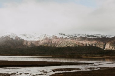 Conguillio Park 'ta kış. Şili