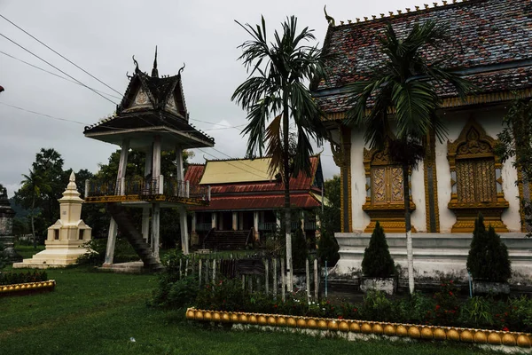 Templo Budista Don Khong Phan Don Island — Fotografia de Stock