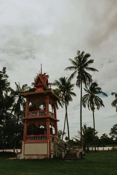 Buddhisttemplet Don Khong Phan Don Island — Stockfoto