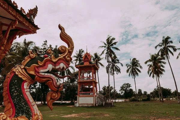 Buddhist Temple Don Khong Phan Don Island — Stock Photo, Image