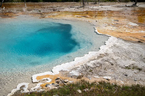 Silex Spring Fountain Paint Pots Geyser Area Yellowstone National Park — Stock Photo, Image