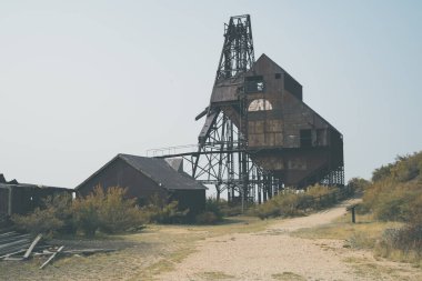 Victor, Colorado yakınlarındaki Theresa Madeni 'ne giden yol.