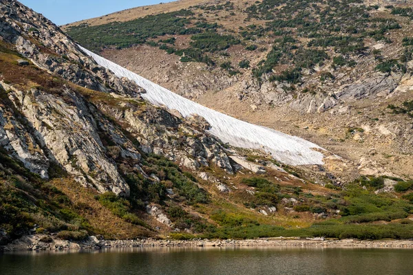 Marys Lake Gletsjer Colorado Weids Uitzicht Een Zonnige Dag — Stockfoto