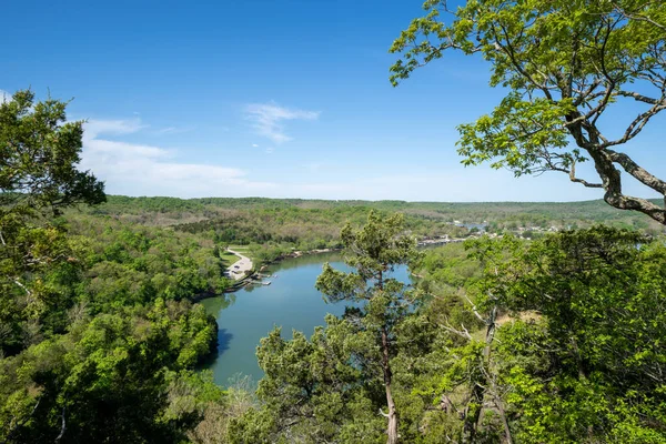 Overhead Lookout Viewpoint Lake Ozarks Missouri Sunny Spring Day — Stock Photo, Image