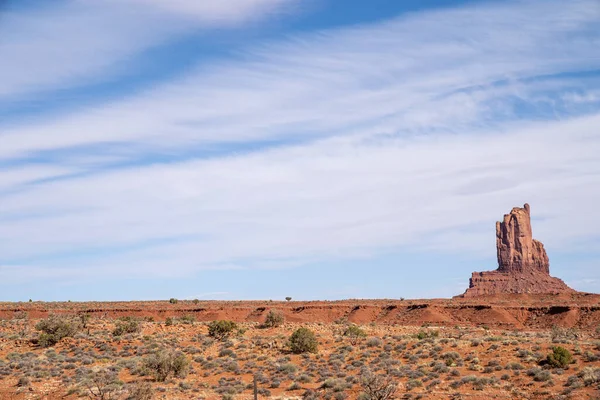 Monument Valley Utah Negativer Raum Und Minimalistische Komposition — Stockfoto
