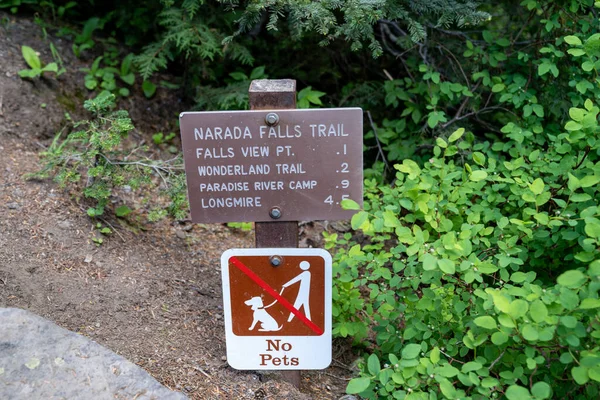 Iscriviti Gli Escursionisti Parco Nazionale Delle Piogge Narada Falls Trail — Foto Stock