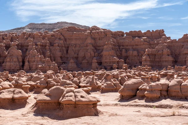 Hoodoo Skalní Formace Státním Parku Goblin Valley Utah — Stock fotografie