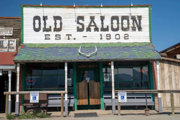 Emigrant Montana Agustus 2021 Old Saloon Sebuah Bar Dan Restoran — Stok Foto