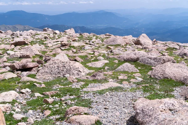 Tundra Rochas Cume Monte Evans Scenic Byway Colorado — Fotografia de Stock