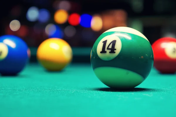 Balles de billard — Photo