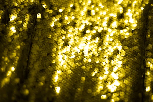Fundo Festivo Lantejoulas Amarelas Moda Fundo Brilhante Universal Dourado Tendência — Fotografia de Stock