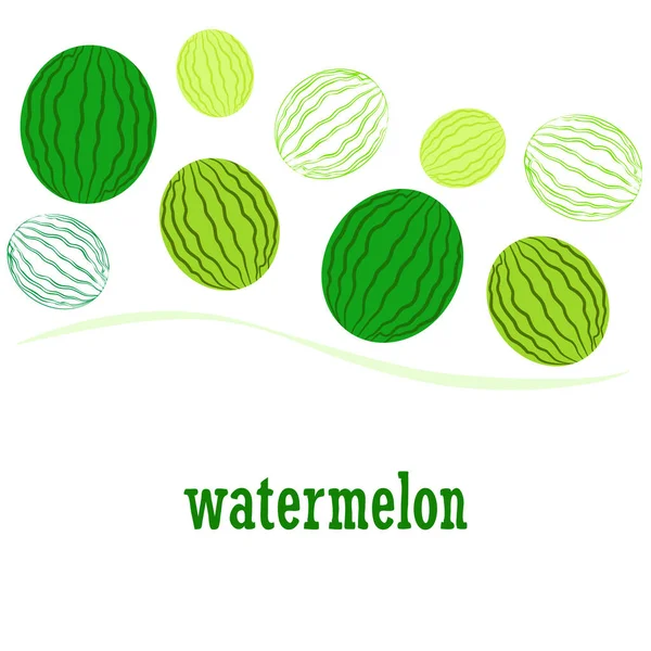 Wassermelone Banner Saftige Reife Wassermelonenscheiben Sommerzeit — Stockvektor