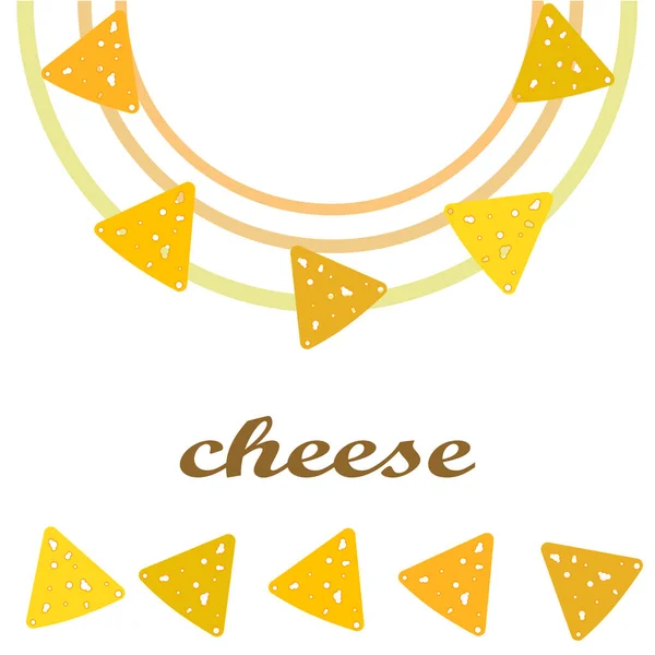 用字母 乳制品说明奶酪病媒 — 图库矢量图片