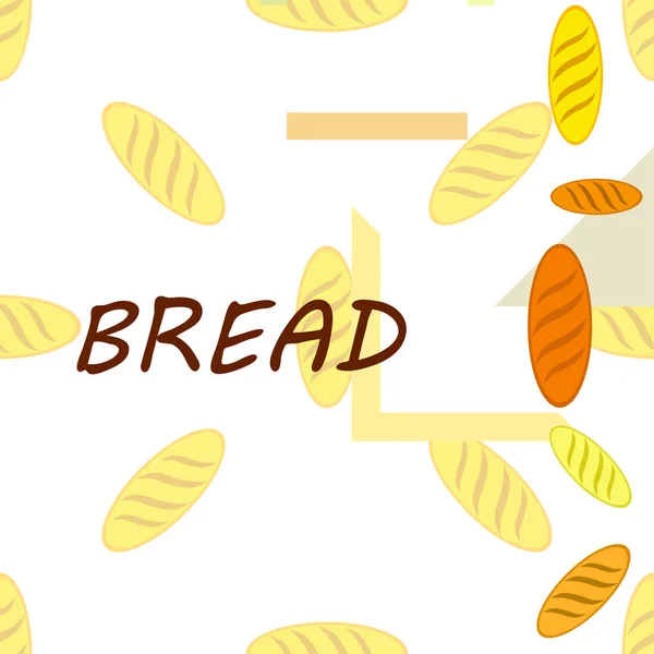 Bakery background. Line graphics. The collection of bread. Bread House ...
