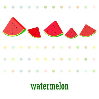 Karpuz. Banner sulu olgun karpuz dilimleri. Yaz zamanı..