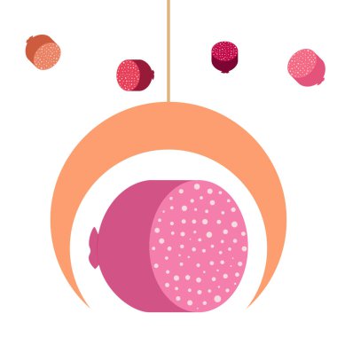 Sosisler, taze et ürünleri vektör arka planı