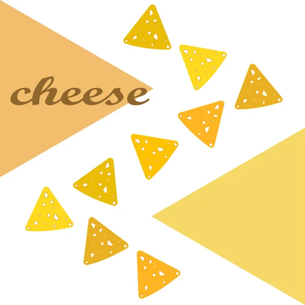 Ilustración Vectores Queso Con Letras Productos Lácteos — Archivo Imágenes Vectoriales