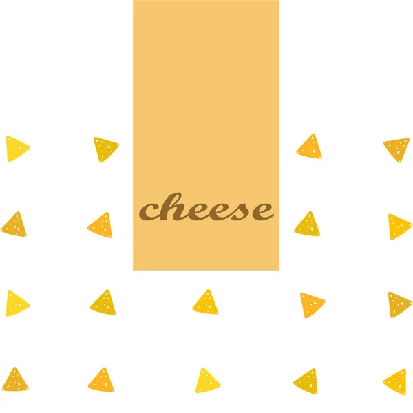 Ilustración Vectores Queso Con Letras Productos Lácteos — Vector de stock