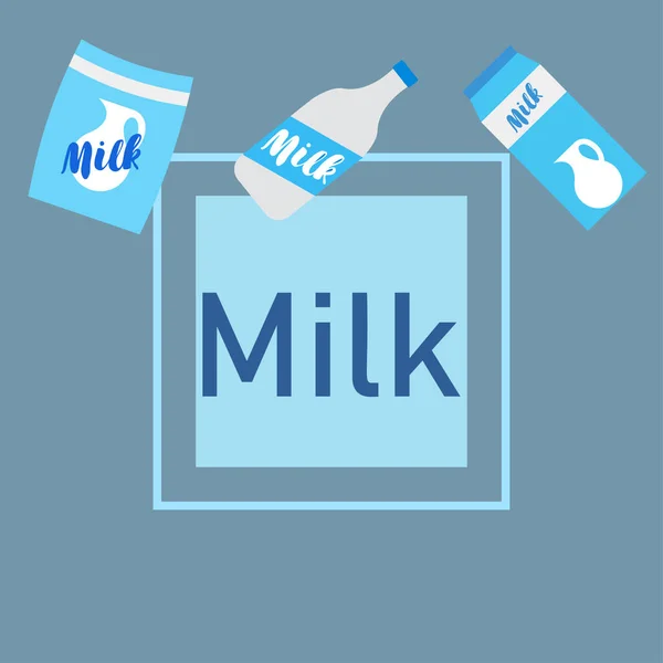 Illustrazione Vettoriale Carta Parati Digitale Latte — Vettoriale Stock