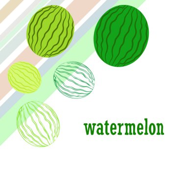 Karpuz. Banner sulu olgun karpuz dilimleri. Yaz zamanı..