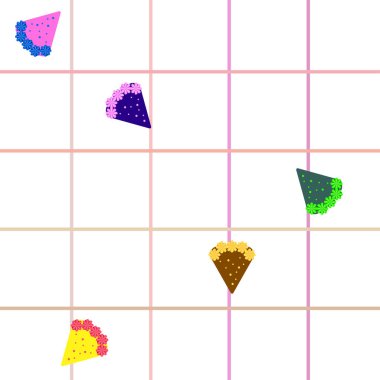 kek vektör resimleme arkaplanını dilimler