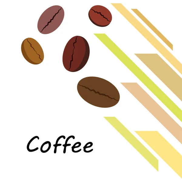 Кофе Бобы Кофемолка Элементы Дизайна Кафе Векторный Фон — стоковое фото