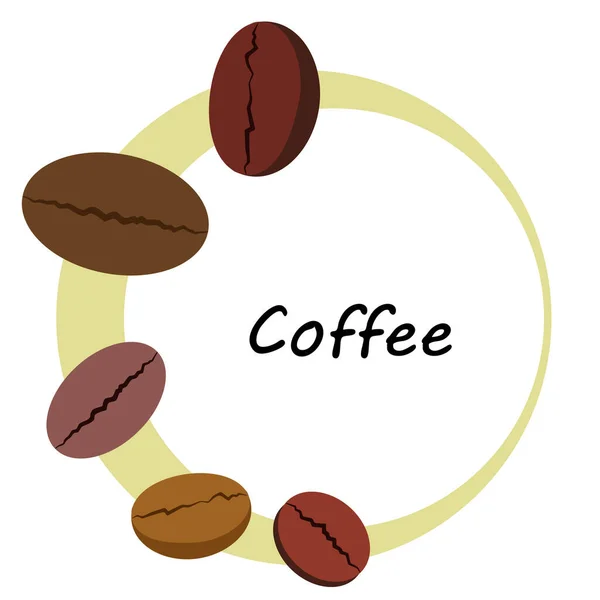 Kaffekorn Drycker Meny För Restaurang Vektor Bakgrund — Stockfoto