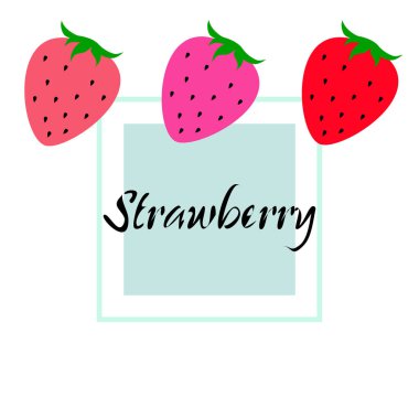 Gıda uygulamaları ve web siteleri için bahçe çileği veya çilek düz renk vektör simgesi