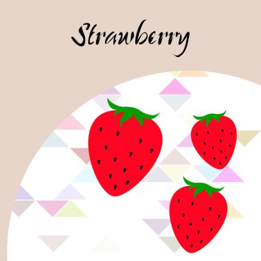 Gıda uygulamaları ve web siteleri için bahçe çileği veya çilek düz renk vektör simgesi