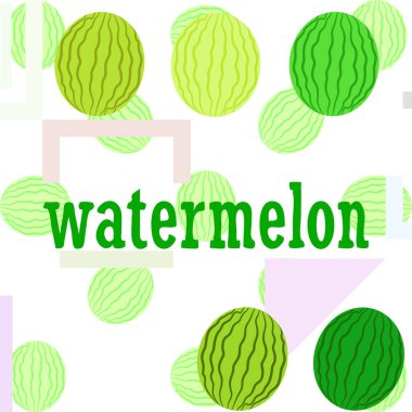 Karpuz. Banner sulu olgun karpuz dilimleri. Yaz zamanı..