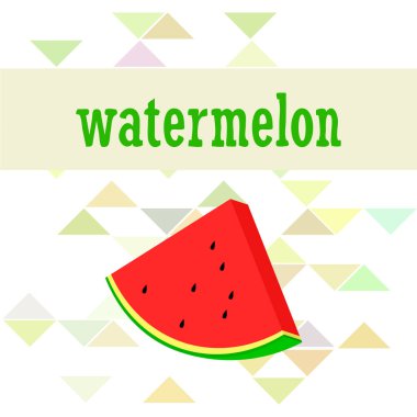 Karpuz. Banner sulu olgun karpuz dilimleri. Yaz zamanı..