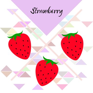 Gıda uygulamaları ve web siteleri için bahçe çileği veya çilek düz renk vektör simgesi