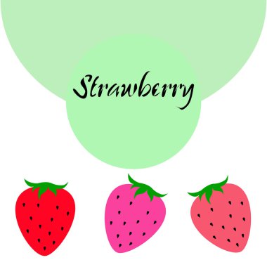 Gıda uygulamaları ve web siteleri için bahçe çileği veya çilek düz renk vektör simgesi