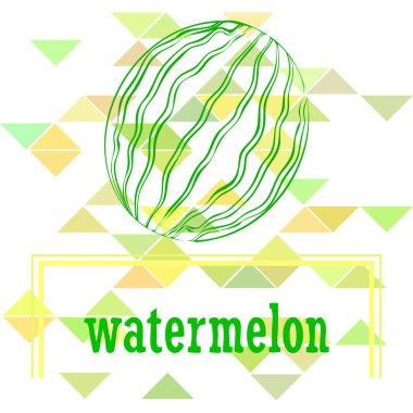 Karpuz. Banner sulu olgun karpuz dilimleri. Yaz zamanı..