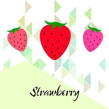 Gıda uygulamaları ve web siteleri için bahçe çileği veya çilek düz renk vektör simgesi