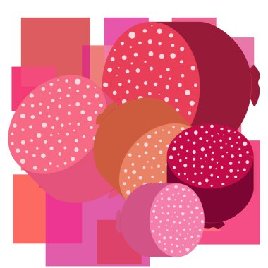 Sosisler. Taze et ürünleri. Sosis ikonları. Vektör arkaplanı.