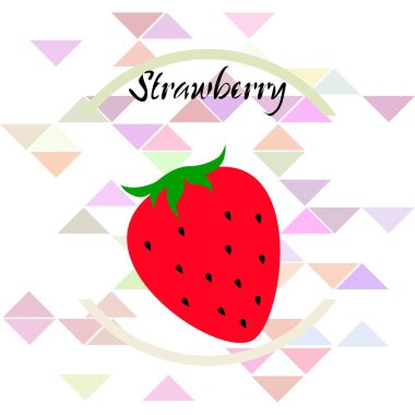 Gıda uygulamaları ve web siteleri için bahçe çileği veya çilek düz renk vektör simgesi