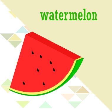 Karpuz. Banner sulu olgun karpuz dilimleri. Yaz zamanı..