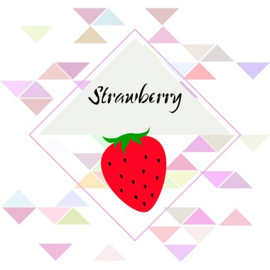 Gıda uygulamaları ve web siteleri için bahçe çileği veya çilek düz renk vektör simgesi